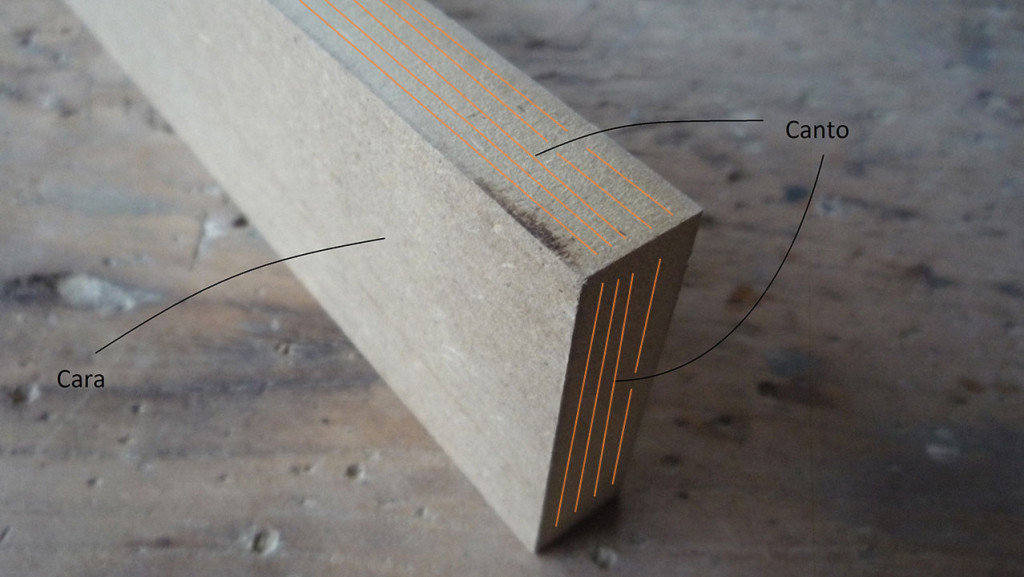 Props en madera. 3- Tablero de fibras (DM) primera parte