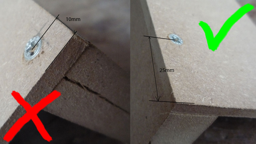 Props en madera. 3- Tablero de fibras (DM) primera parte